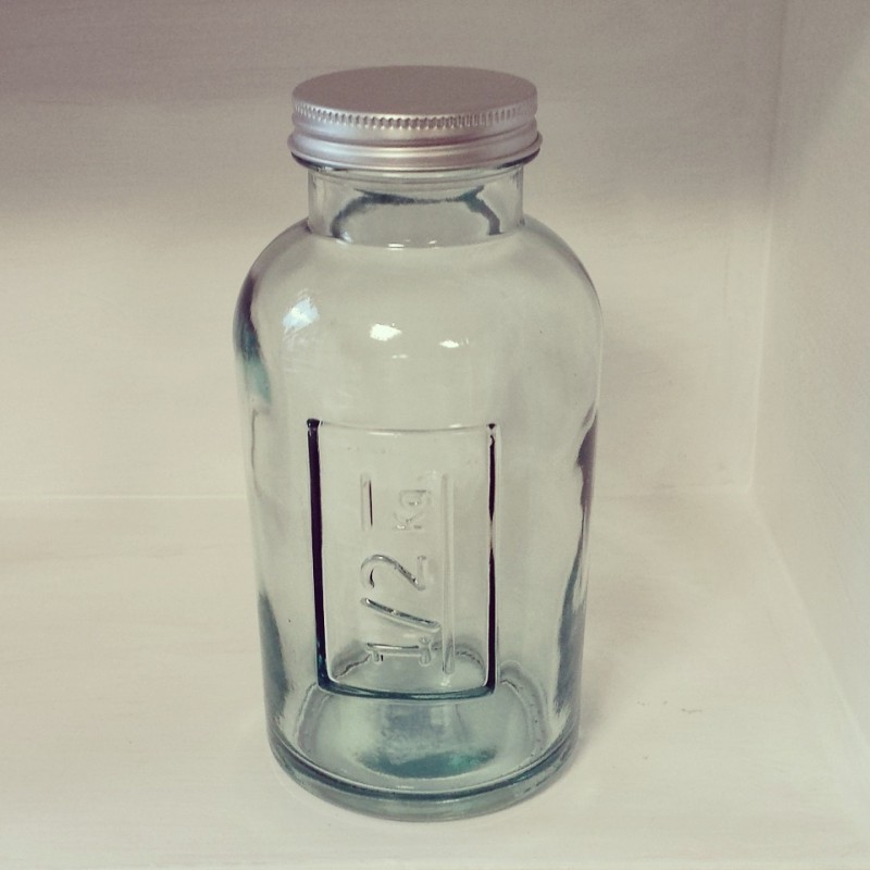 Pot gamme storage 500 grammes haut. 16,5 cm  avec couvercle inox_1