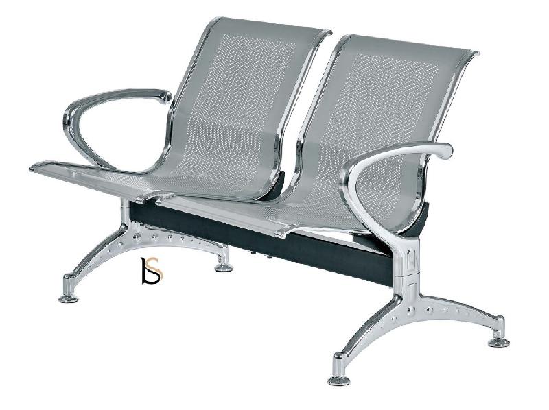 Poutre d'accueil Design en métal Yoni. - 2 places_1