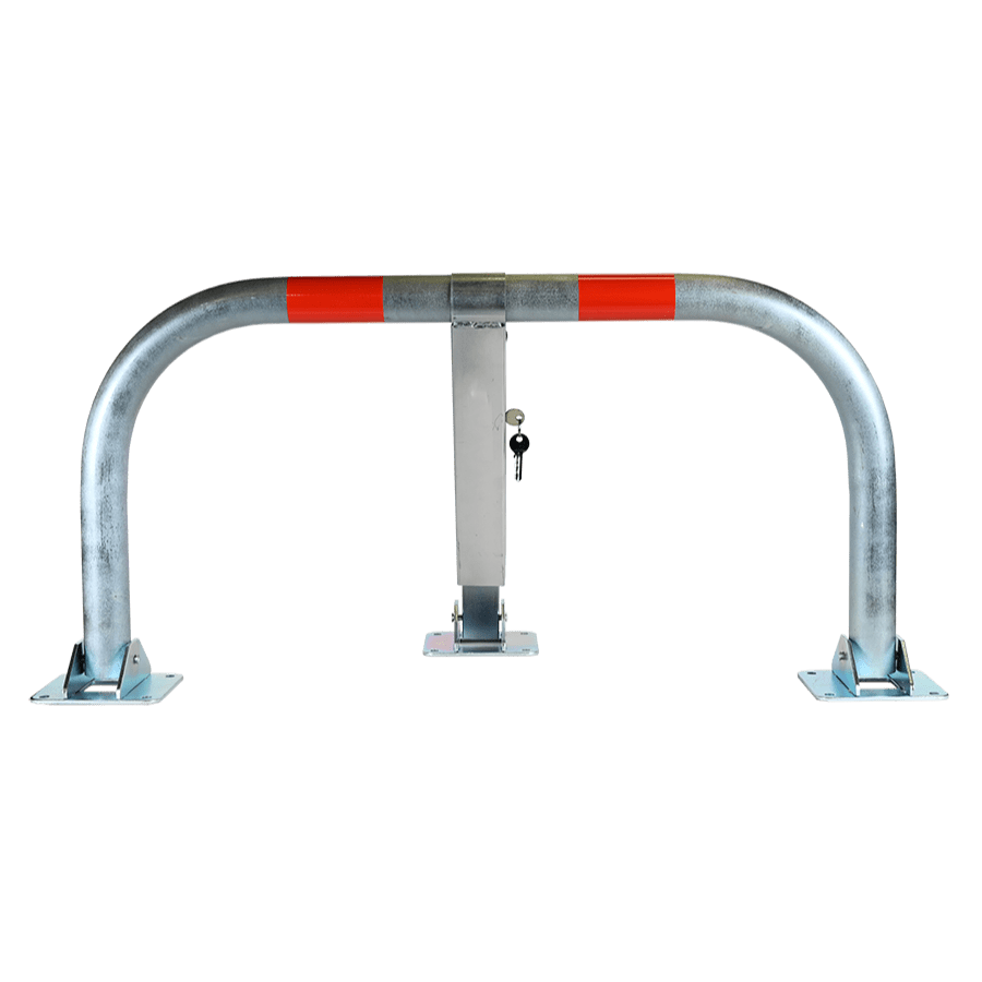 Arceau de parking solide et verrouillable avec serrure européenne