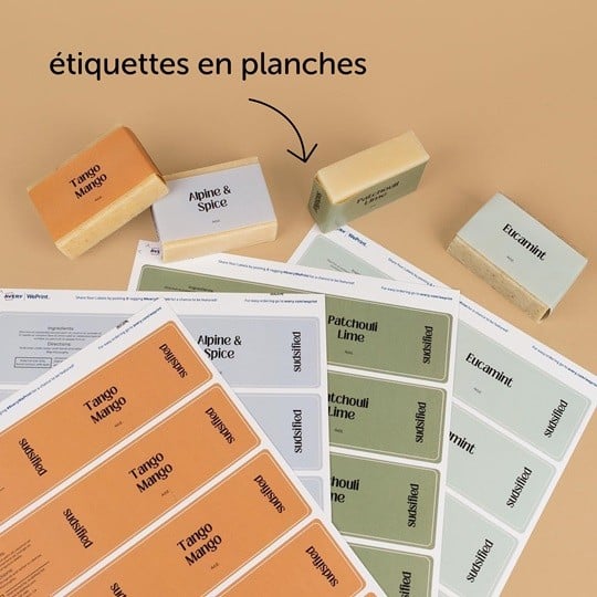 AVERY - Impression d'étiquettes adhésives personnalisées : forme, taille, matière et finition au choix_1