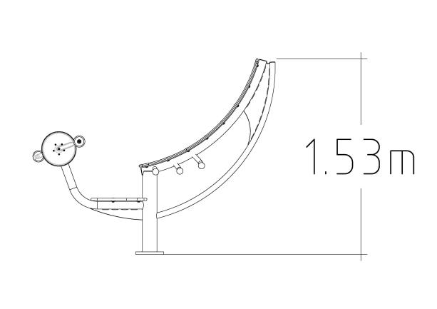 Équipement de fitness extérieur - Gym Trinity Cycle 8050386 - Hags - Vélo à main et pédales en aluminium_1