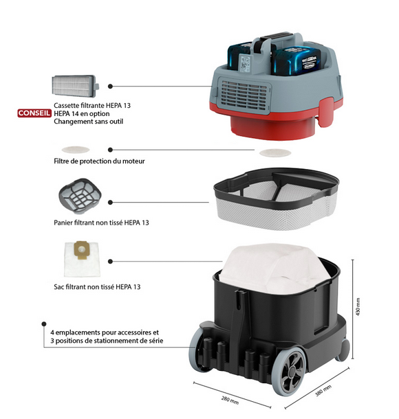 ERA IGO avec 2 batteries 7.5 Ah et chargeur_1