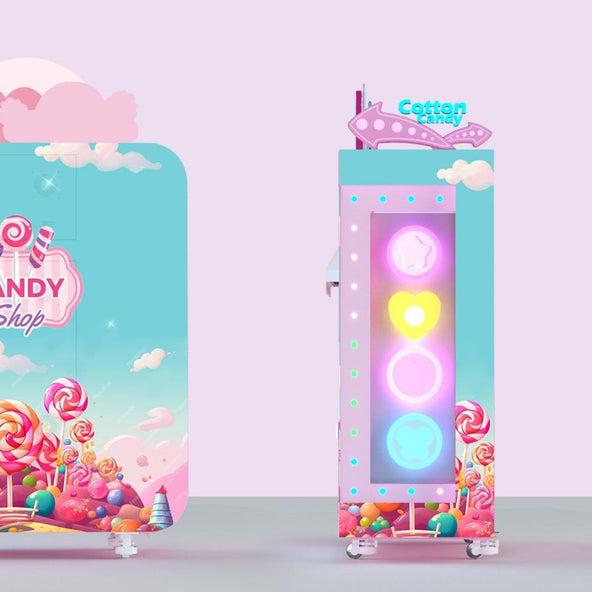 Machine à barbe à papa automatique 2800W M3 - Temps de fabrication 80-130s/pièce - FESTI MARKET - Ref FM-M3-CFCSVE_1