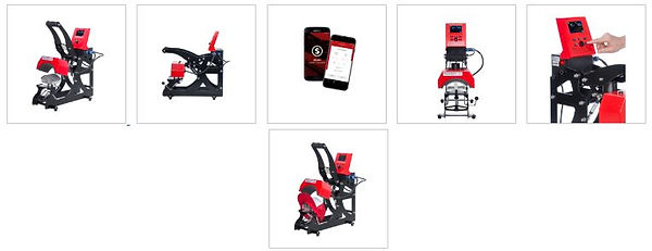 Presse à casquette Automatique -  plateau 15cm x 8cm - Secabo TCC SMART_1