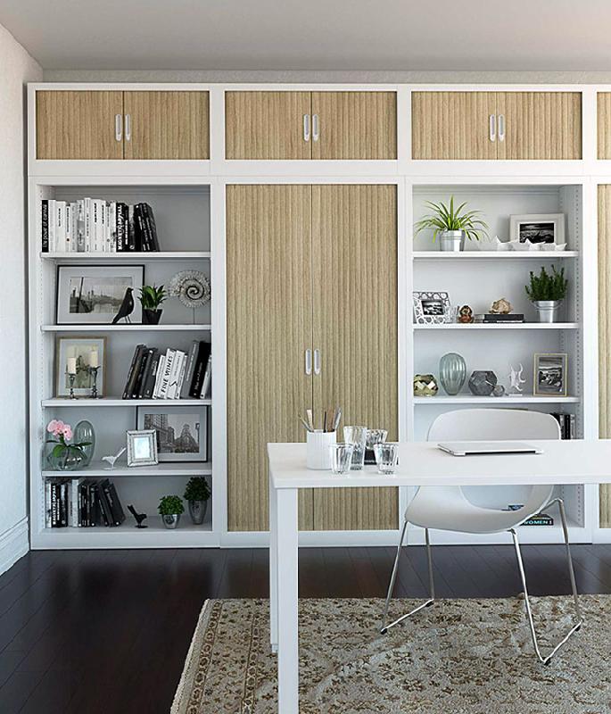 Armoire à rideaux Metalic - ADC - gamme Metalica avec top de finition en mélaminé pour bureaux_1