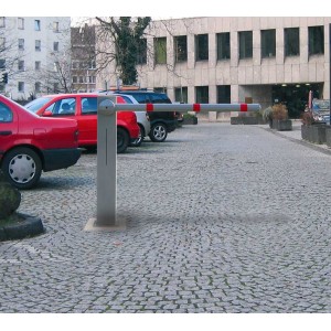 Barrière levante solaire à télécommande - Diamètre du bras 60 mm - AS SPM 150 - Aluminium thermolaqué_1