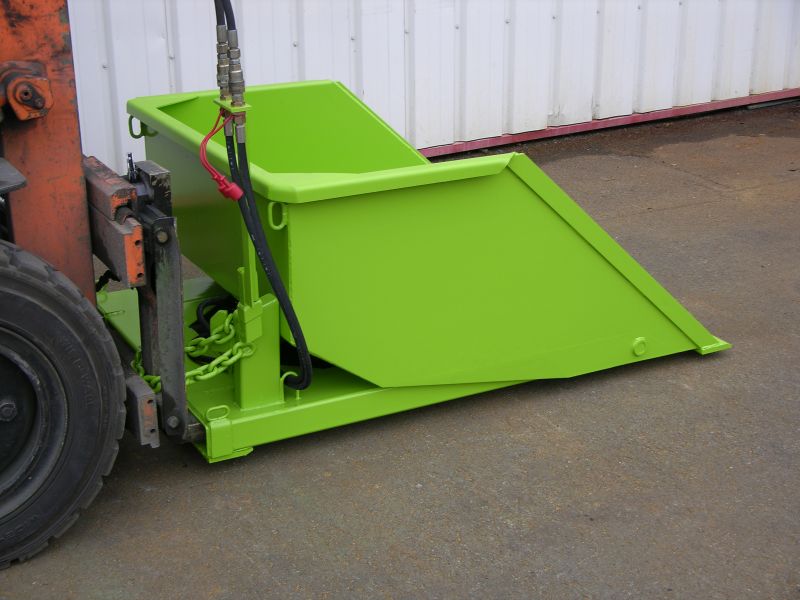 Pelle chargeuse basculement hydraulique - montage direct sur fourches - capacité 0.25 à 4 m³ - Goubard_1