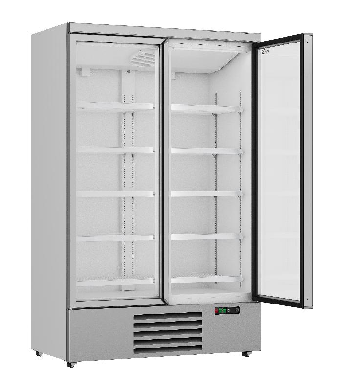 Réfrigérateur 2 portes en verre jde-1000r 7455.2200 COMBISTEEL_1