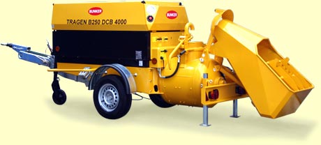 Transporteur de chapes Tragen B250DC - Pelle tractée, benne de chargement et moteurs Diesel Deutz pour une productivité élevée_1