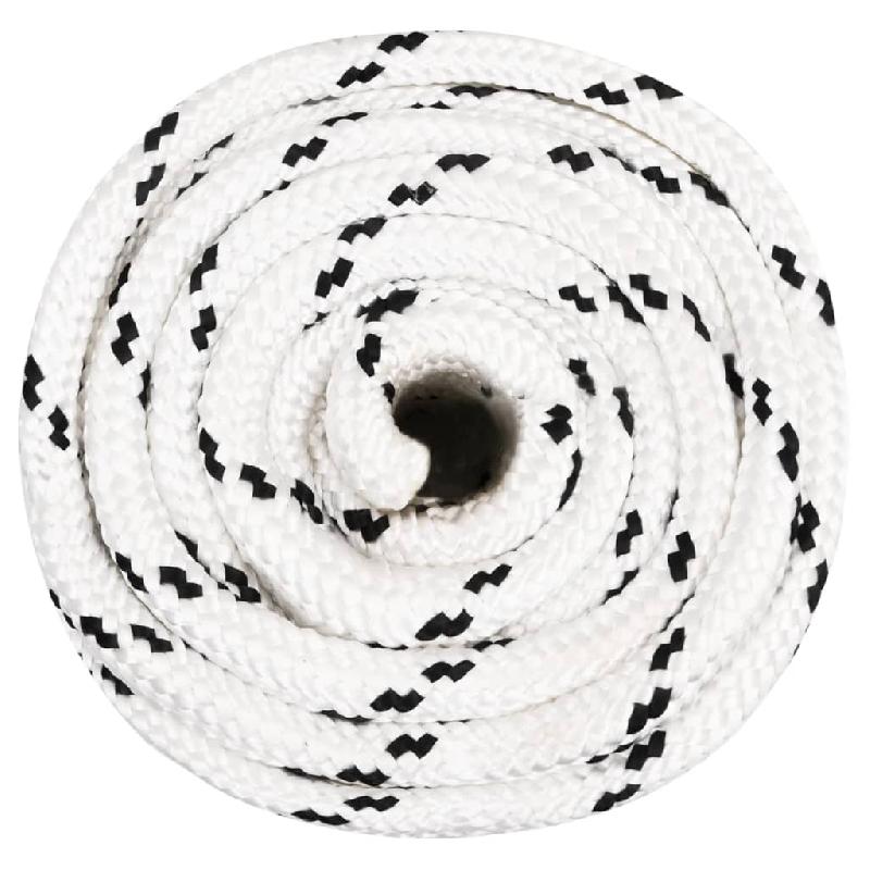 Vidaxl corde de travail blanc 16 mm 100 m polyester 152785_1