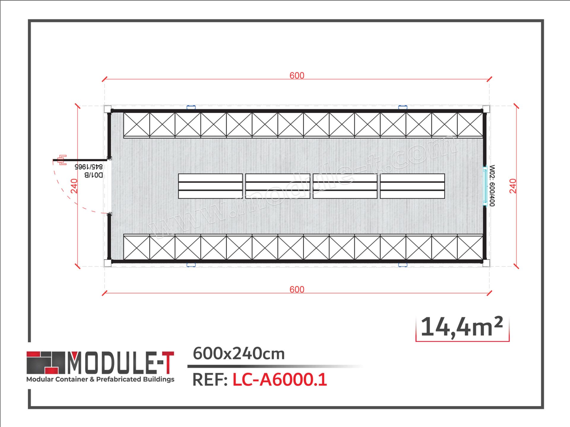 Bungalow vestiaire, vestiaire de chantier conteneur modulaire_1