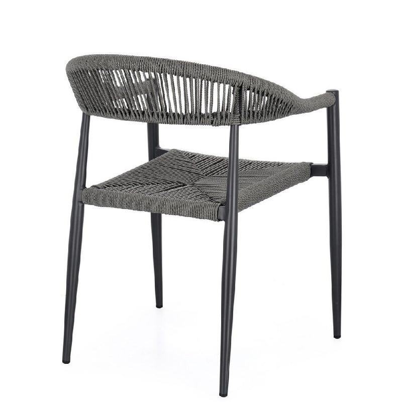 Chaise avec accoudoir Jandia anthracite SA26/gris 56 x 60 x 78 cm - par 4_1