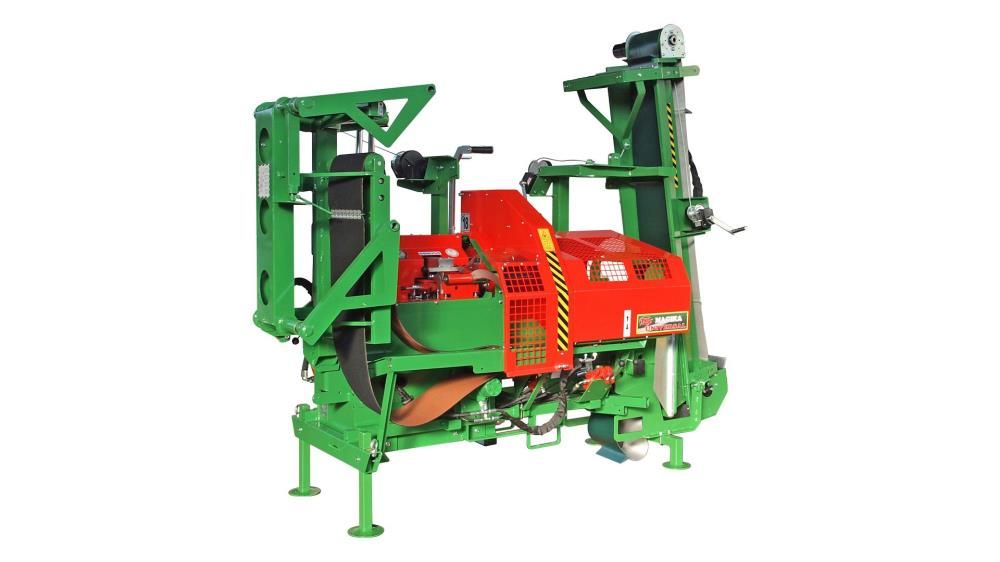 Combiné à bois de chauffage Magika Universal 16-18 tonnes - Thor - diamètre de coupe 38 cm - longueur de fendage max 50 cm - commandes manuelles et construction compacte_1