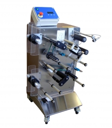 Etiqueteuse semi-automatique pour produits ronds, structure en acier inoxydable / ECO-10_1