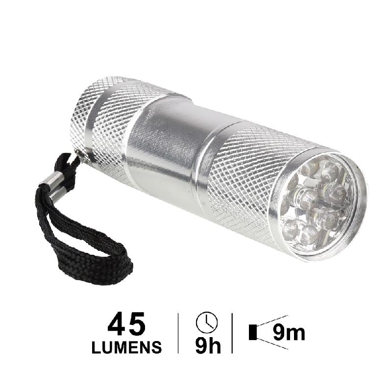Lampe torche LED - 45 lm - Compacte et légère - IP20 - Fonctionne avec 3 piles LR03 AAA_1