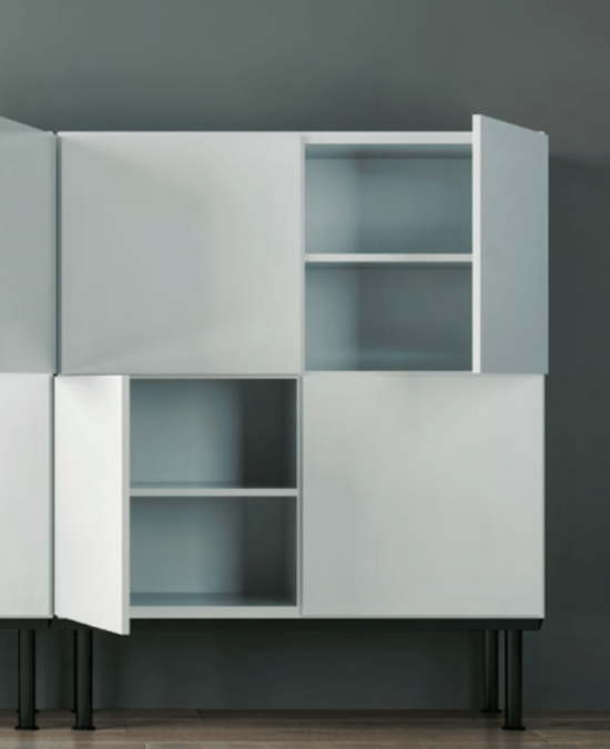 Prestige - Armoire ouverte design et élégante avec système push-to-open - Buronomic_1