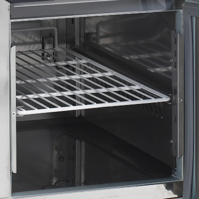 Soubassement réfrigéré UC5410 4 portes Inox TEFCOLD_1