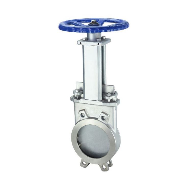 Vanne à guillotine - Meway Valves - unidirectionnelle pneumatique modèle MDQ pour applications industrielles générales_1
