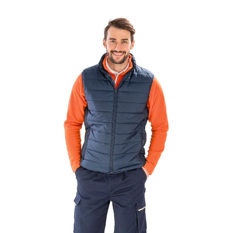 Bodywarmer recyclé et matelassé Core - Résistant à l'eau, coupe-vent et respirant - Réf: R244X_1