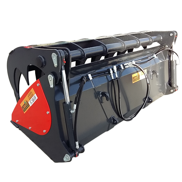 Godet bms + joues oxycoupées 2,20m, 2 verins, attelage euro_1