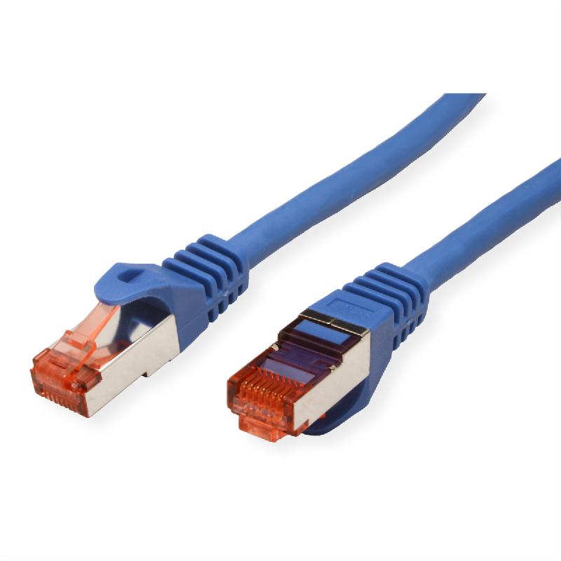 Cordon ROLINE S/FTP(PiMF) Cat.6, LSOH, Component Level, bleu, 0,5 m_1