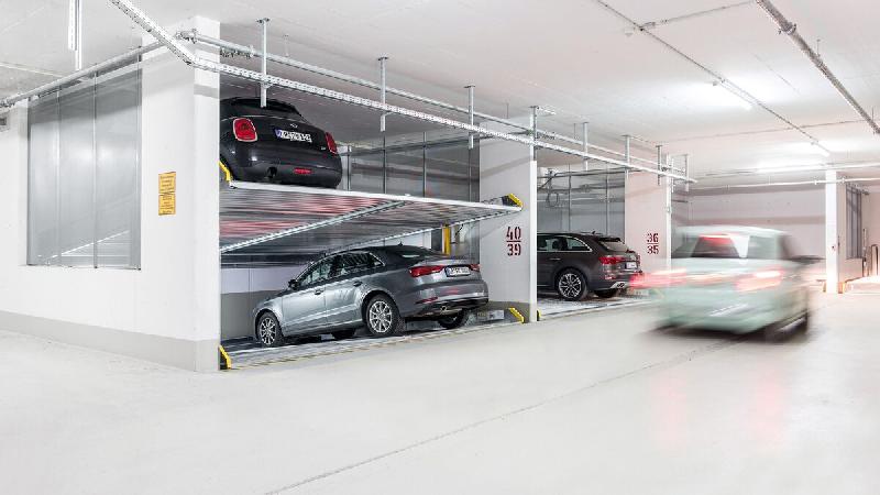 Système de parking mécanique WÖHR - Plate-forme de 300 cm - Parklift 405_1