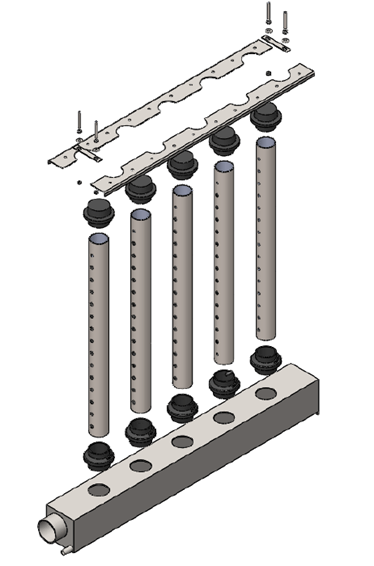 Système multitube de diffusion de vapeur sèche ExpressPack® - ARMSTRONG - idéal pour CTA et gaines de ventilation_1