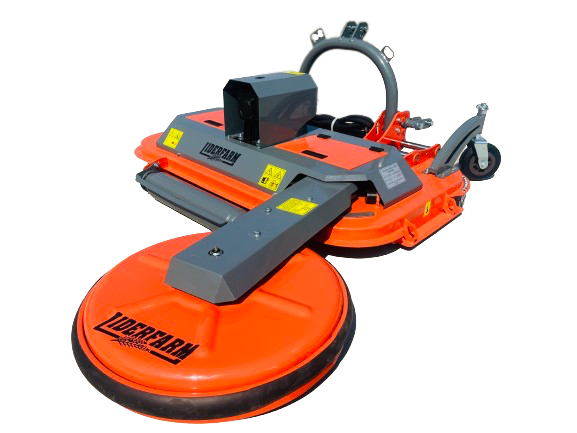 Tondeuse de finition LIDERFARM 1m50 avec déport hydraulique et disque latéral de 60cm_1