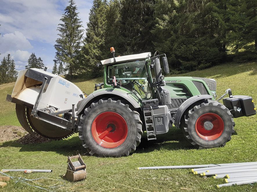 Trancheuse polyvalente pour la réalisation des tranchées entre 15 et 25 cm et jusqu'à 100 cm de profondeur - SGF 1000 STEHR_1
