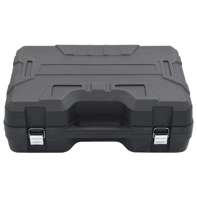 Vidaxl scie à ruban avec base et mallette portable acier 143387_1