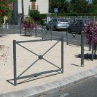 Barrière CHATELET - Longueur 110cm - Hauteur 105cm - Tube acier - Peinture polyester sur primaire époxy antirouille_1