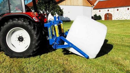 Fourche double DTR Goweil pour 2 balles rondes enrubannées - 2 440 mm de large_1