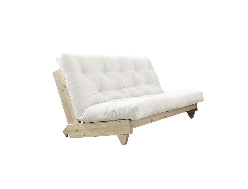 Matelas futon pour canapé Fresh - Couleur naturel - Couchage 140 x 200 cm - Épaisseur 15 cm_1