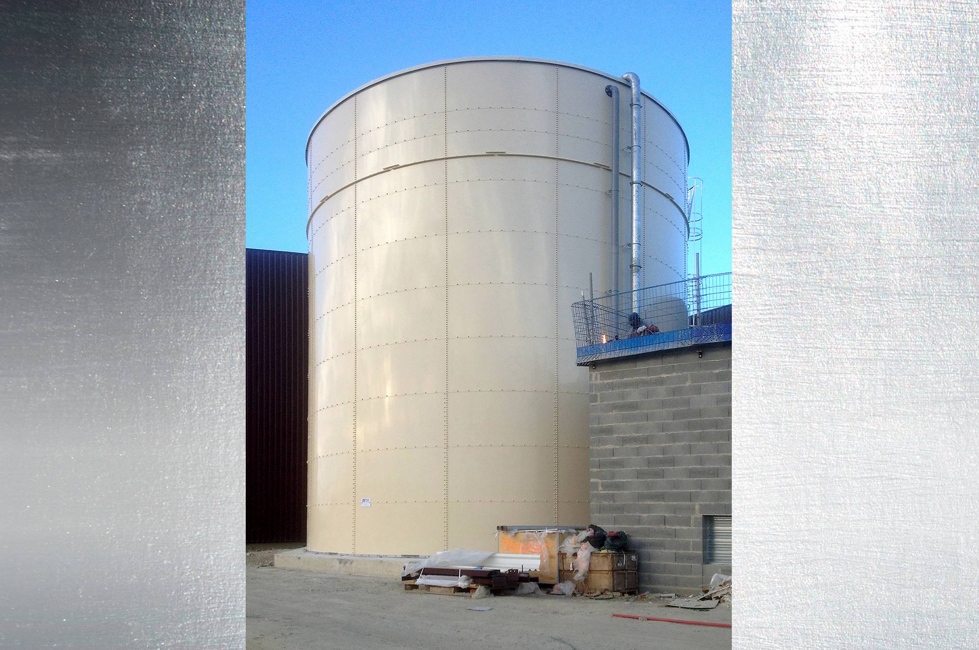 Réservoir thermolaqué incendie 540 m3 - FM TANK_1