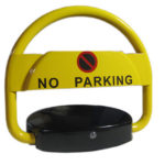 Stop parking électrique - Barrière de parking motorisée rabattable avec batterie rechargeable et alarme sonore_1