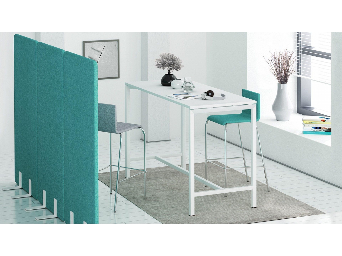 Table haute polyvalente NOVA - idéale pour salles d'étude, réunions, conférences, formations ou bibliothèques_1