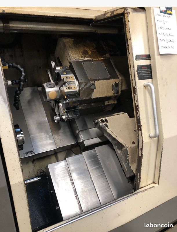 Tour CNC horizontal Hardinge Conquest 42 - Commande Fanuc OT - Année 1991 - Axe C - 12 postes_1