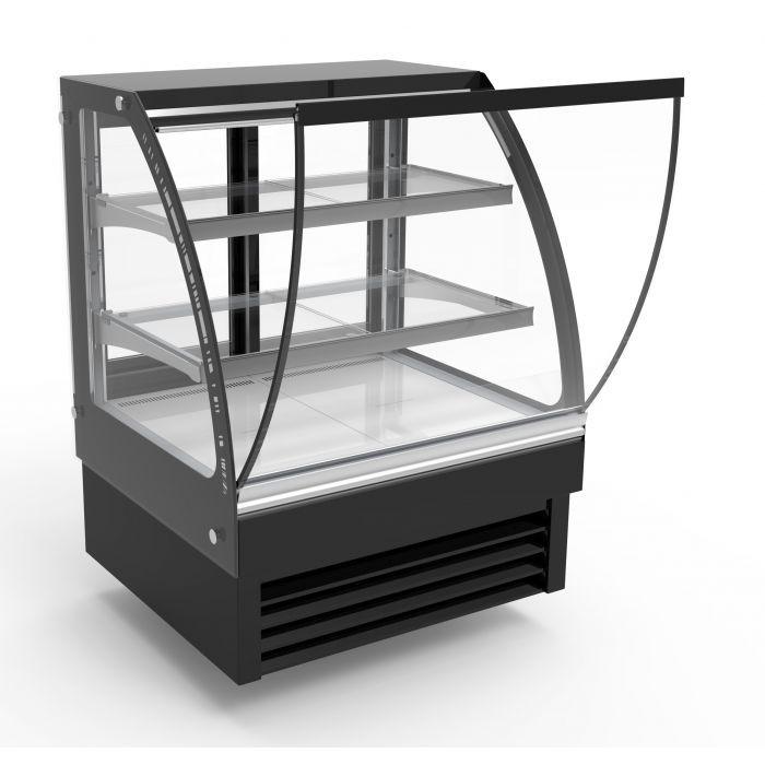 Vitrine réfrigérée ronde 4 faces vitrées 900mm 175L 7450.0800 Combisteel_1
