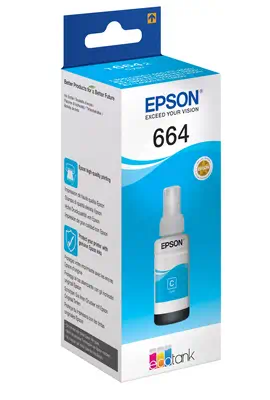 Epson 664 Ecotank Cyan ink bottle_1