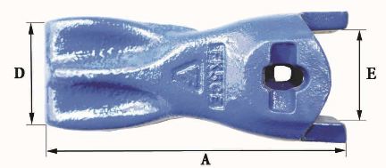 Dents de godet Fastkey FK5 CE - Référence FK5 CE - 5,5 kg, dimensions détaillées_1