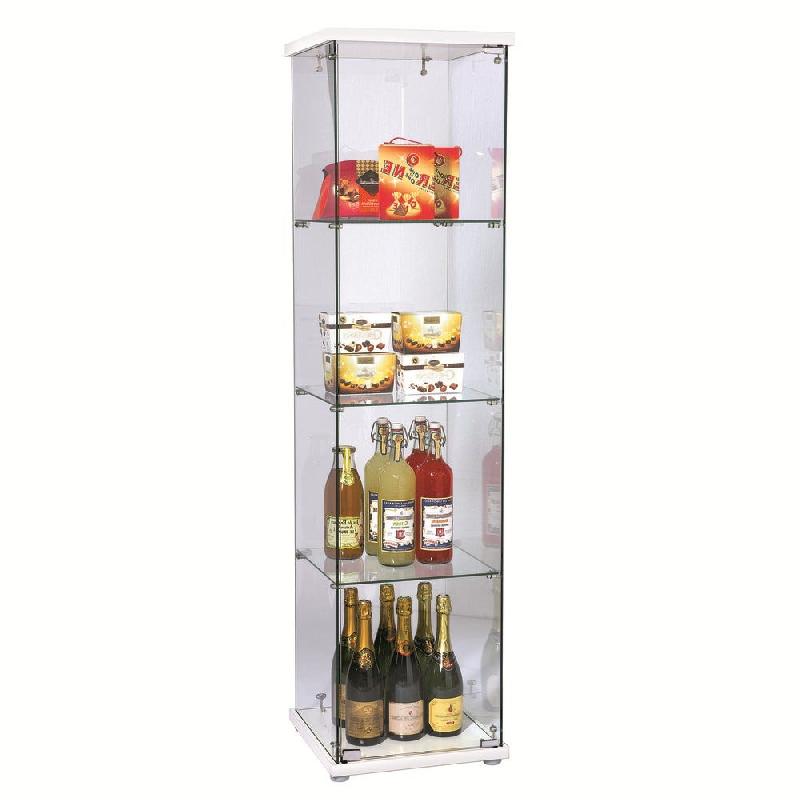 Vitrine plafond blanc 3 tablettes 40x40x160cm_1