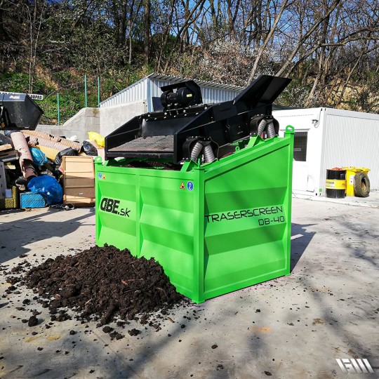 Crible stationnaire DB40 - Compact et électrique - Rendement 15 à 38T/heure - Fabrication européenne_1