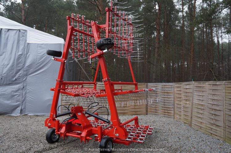 Herse étrille Jar-Met HSJAR900 - 9 mètres, 360 dents, repliage hydraulique_1