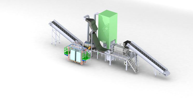 Ligne de lavage à sec pour plastique - sorema_1