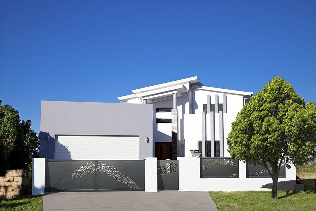 Oxygen - clôture en aluminium avec motif ajouré à vague - thermolaquage Qualicoat - garantie 10 ans_1