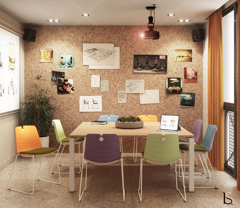 Table de réunion 4 à 8 personnes Star - Mobel Linea - 120, Anthracite, Anthracite_1