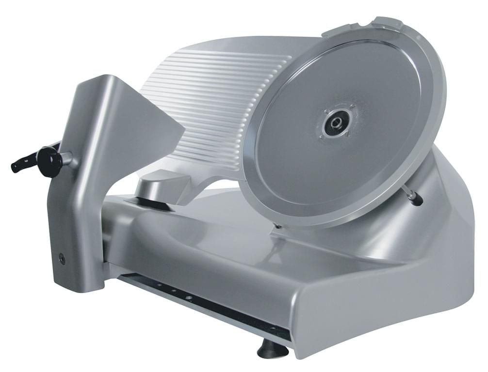 Trancheuse électrique Inox - Lame 190 Mm, Réglage 0-15 Mm - Pour Jambon, Fromage, Légumes
