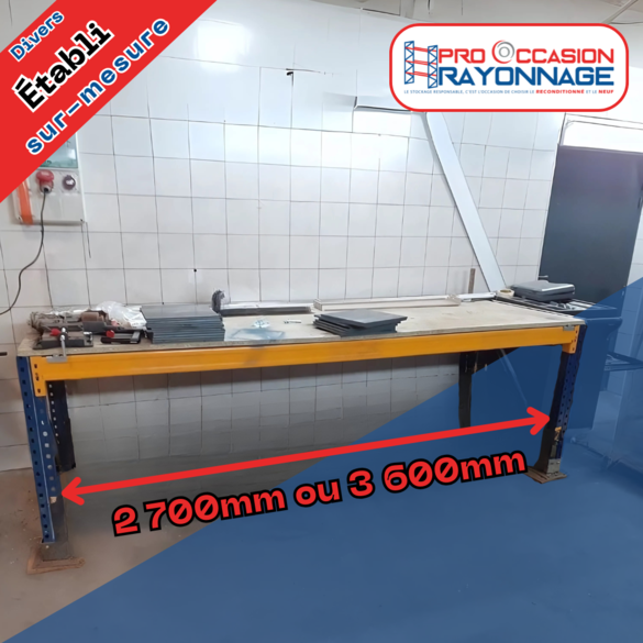 Établi Industriel Recyclé - Fabrication circulaire et écoresponsable_1