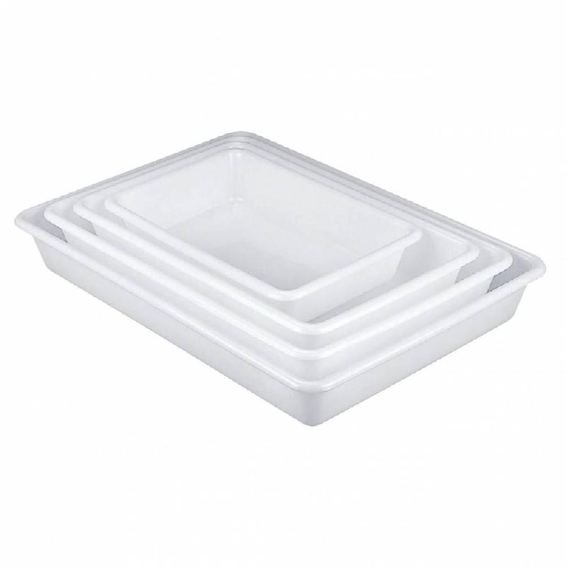 Bac de présentation 2L - blanc - 300 x 205 x 65 mm - PEHD - supporte la surgélation_1