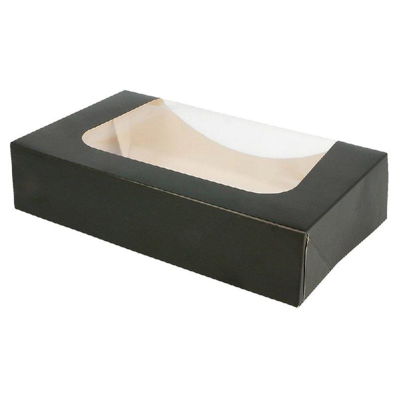 Boîte carton Black Edition à fenêtre 17,5x12x4,5cm - par 400_1
